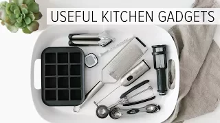 8 USEFUL KITCHEN GADGETS | kitchen organization + minimalism