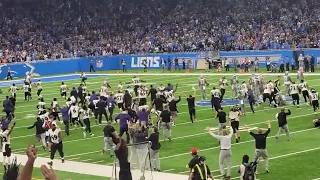 Justin Tucker Game Winning 66 Yard Field Goal CROWD VIEW!!!!