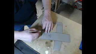 Making a leather notepad