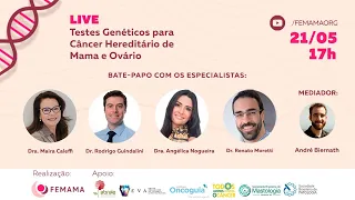 LIVE Testes Genéticos para Câncer Hereditário de Mama e Ovário