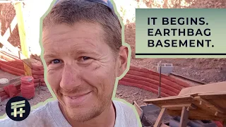 Beginning our DIY 1000 Sq Ft Self Sustaining Arizona Desert Earthship | Off Grid Earth Bag Home Ep 1