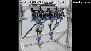 2022 Biped robot with 4-DoF spherical parallel link mechanism