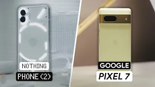 Nothing Phone (2) VS Google Pixel 7 2023! - Which Is The Best Mid-Range Phone?