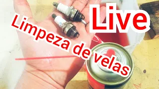 Limpeza das vela da roçadeira forma fácil