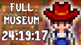 I Completed the Museum as Fast as Possible in Stardew Valley!