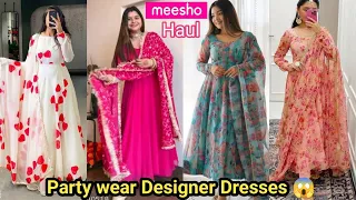 Instagram Inspired Party Wear Dresses from *MEESHO* || Anarkali Dresses Part-1 || Honest review 🥰||