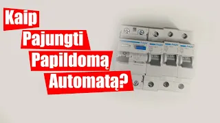 Kaip prijungti papildoma automatą į skydą, Kaip pakeisti automata?