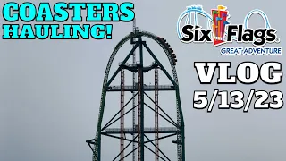 Coasters HAULING at Six Flags Great Adventure! | Vlog 5/13/23