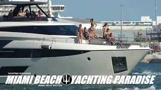 MIAMI BEACH YACHTS | THE BEST YACHT CONTENT | HAULOVER | MIAMI RIVER | PART 1 | YACHTSPOTTER