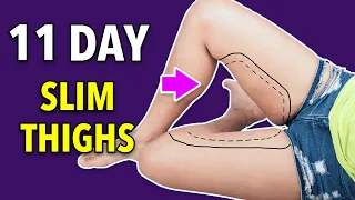 SLIM INNER THIGHS in 11 Days - Thigh Fat Loss