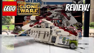 LEGO Star Wars 7676 REPUBLIC ATTACK GUNSHIP review!