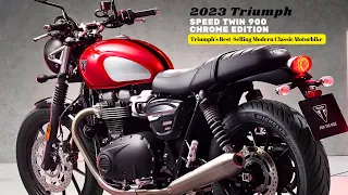 Triumph's Best-Selling Modern Classic Motorbike | 2023 Triumph Speed Twin 900 Chrome Edition