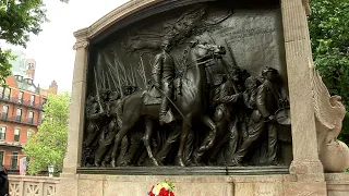 Newly-restored Shaw Memorial celebrated with rededication in Boston