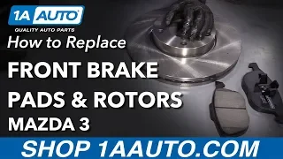 How to Replace Front Brakes 06-13 Mazda 3