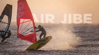 Fun Air jibe training session and FIRST captured AIR JIBE! | Ivenfleth