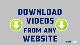 How to Download Any Videos From Any Site Using chrome Browser!