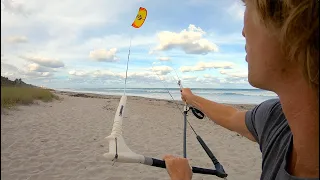 "How To" Kiteboarding, Kitesurfing Self Landing