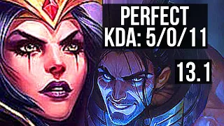 LEBLANC vs SYLAS (MID) | 5/0/11, 1.8M mastery, 400+ games | EUW Master | 13.1