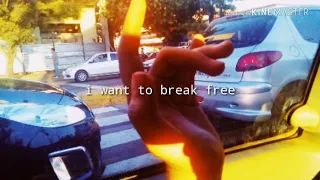 Queen - i want to break free - (sub. Español/Inglés) (lyrics)