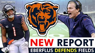 REPORT: Matt Eberflus DEFENDS Justin Fields In Offensive Coordinator Interviews | Bears Rumors