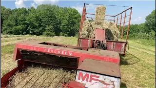 Baling the First Hay of 2024!