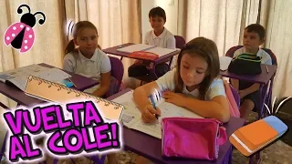 Nuestro primer dia de colegio 📕✏️ Vuelta al cole en Los juguetes de Arantxa