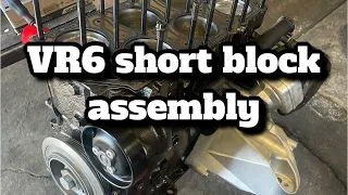 R32 VR6 Short block assembly (a4 b6 turbo project)