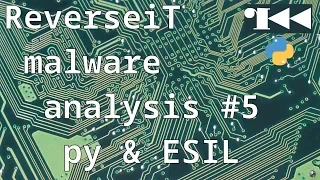 malware analysis #5  ( python ESIL radare2 ) - decode r2 py