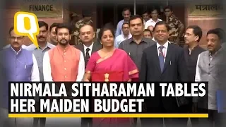 Budget 2019 Live: Finance Minister Nirmala Sitharaman Presents Her Maiden Budget