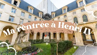 Ma rentrée à Henri IV !