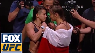 Claudia Gadelha vs. Karolina Kowalkiewicz | Weigh-In | UFC 212