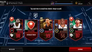 NEW SPECIALIST PLAYERS PROGRAM! SPECIALIST PACK OPENING! 99 OVR PLAYER OF THE GAME KLAY THOMPSON