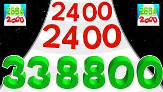 NUMBER STACK 3D RUN - Number Master (Math Game) Level Up Numbers #2