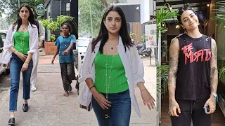 Amitabh Bachchan Grand Daughter Navya Naveli Nanda And Harder Lady BaniJ Spotted Lunch In Juhu Today