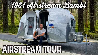 FULLY RESTORED - 1961 Airstream Bambi | Complete Walk Through Tour