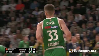 Tomas Dimsa (21 points) Highlights vs. LDLC ASVEL Villeurbanne