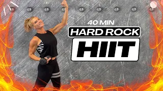 Intense HIIT Cardio Workout with Hard Rock Music to Torch Calories Fast! 40 MINUTES