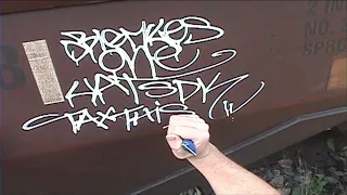 BIG MILES & METH - Train Graffiti Video - RAW Audio - Stompdown Killaz