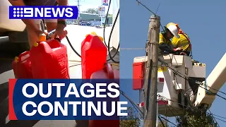 Thousands still without power two days after a storm hit Victoria | 9 News Australia