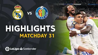 Highlights Real Madrid vs Getafe CF (2-0)