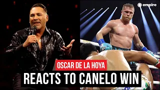 Oscar De La Hoya AIMS Benavidez Dig At Canelo, REACTS To Jaime Munguia Defeat