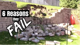 How to Build a Retaining Wall and 6 Reasons they Fail