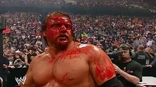 Triple H vs Edge vs John Cena   Bloody match