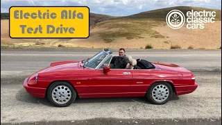 Electric Alfa Romeo Spider test drive