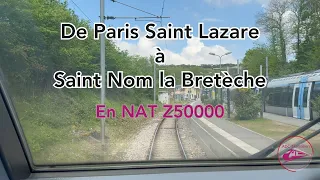 De Paris Saint Lazare à Saint Nom la Bretèche Forêt de Marly