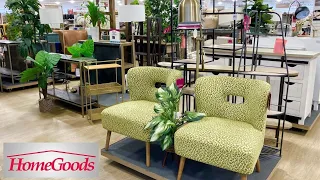 HOMEGOODS SHOP WITH ME CABINETS ARMCHAIRS TABLES HOME DECOR FURNITURE SHOPPING STORE WALK THROUGH