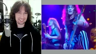 British guitarist analyses Iron Maiden playing live in 1983!