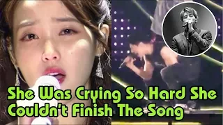 IU Breaks Down Crying During Performance Because Of Jonghyun