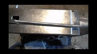 Hand forging a knife.  16th century inspired Venetian stiletto dagger Part 1