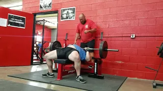 225lbs x 50 Bench Press